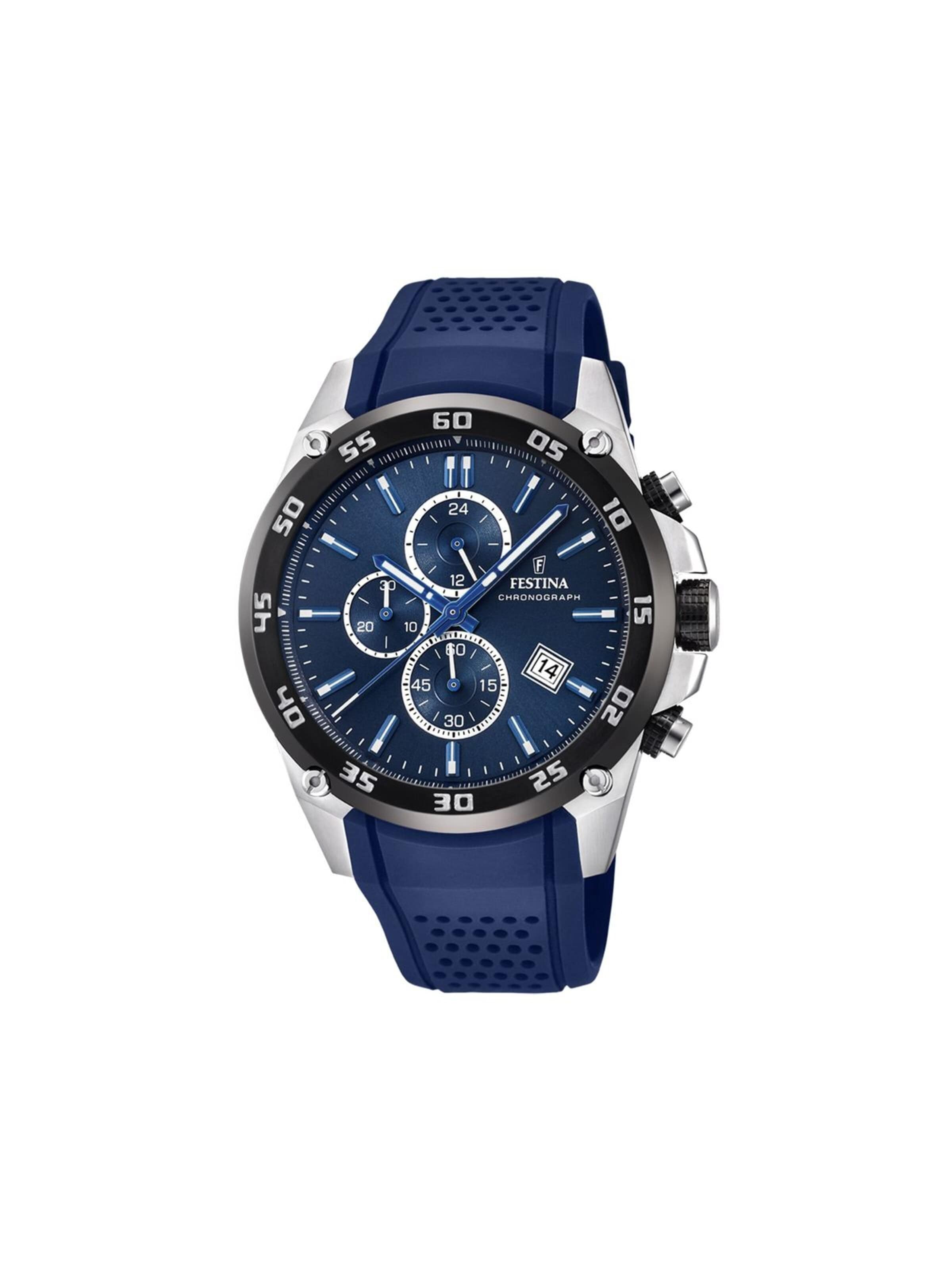 FESTINA Analoguhr 'The Originals'‌‌‌‌‌‌‌‌ in Blau: Vorderseite