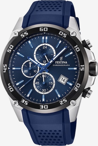 FESTINA Analoguhr 'The Originals' in Blau: Vorderseite