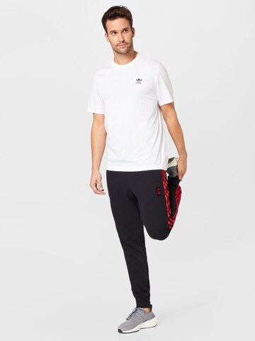 ADIDAS SPORTSWEAR Tapered Sports trousers 'FC Bayern' in Black