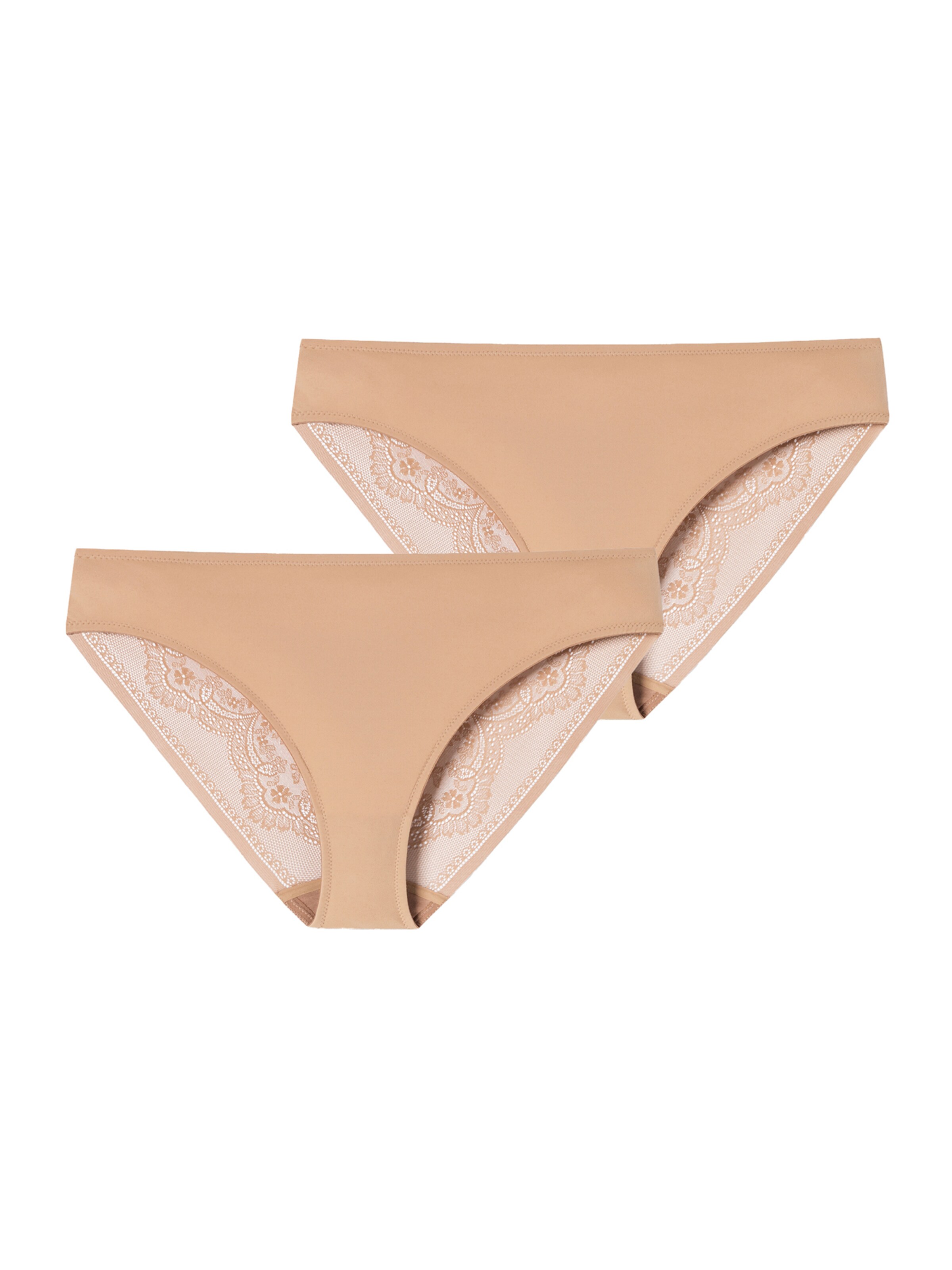 SCHIESSER Slip 'Invisible Lace' in Beige: Vorderseite