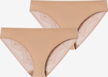 SCHIESSER Slip 'Invisible Lace' in Beige: Vorderseite