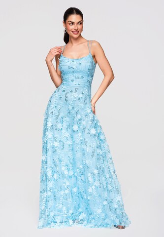 Ombre Avondjurk in Blauw