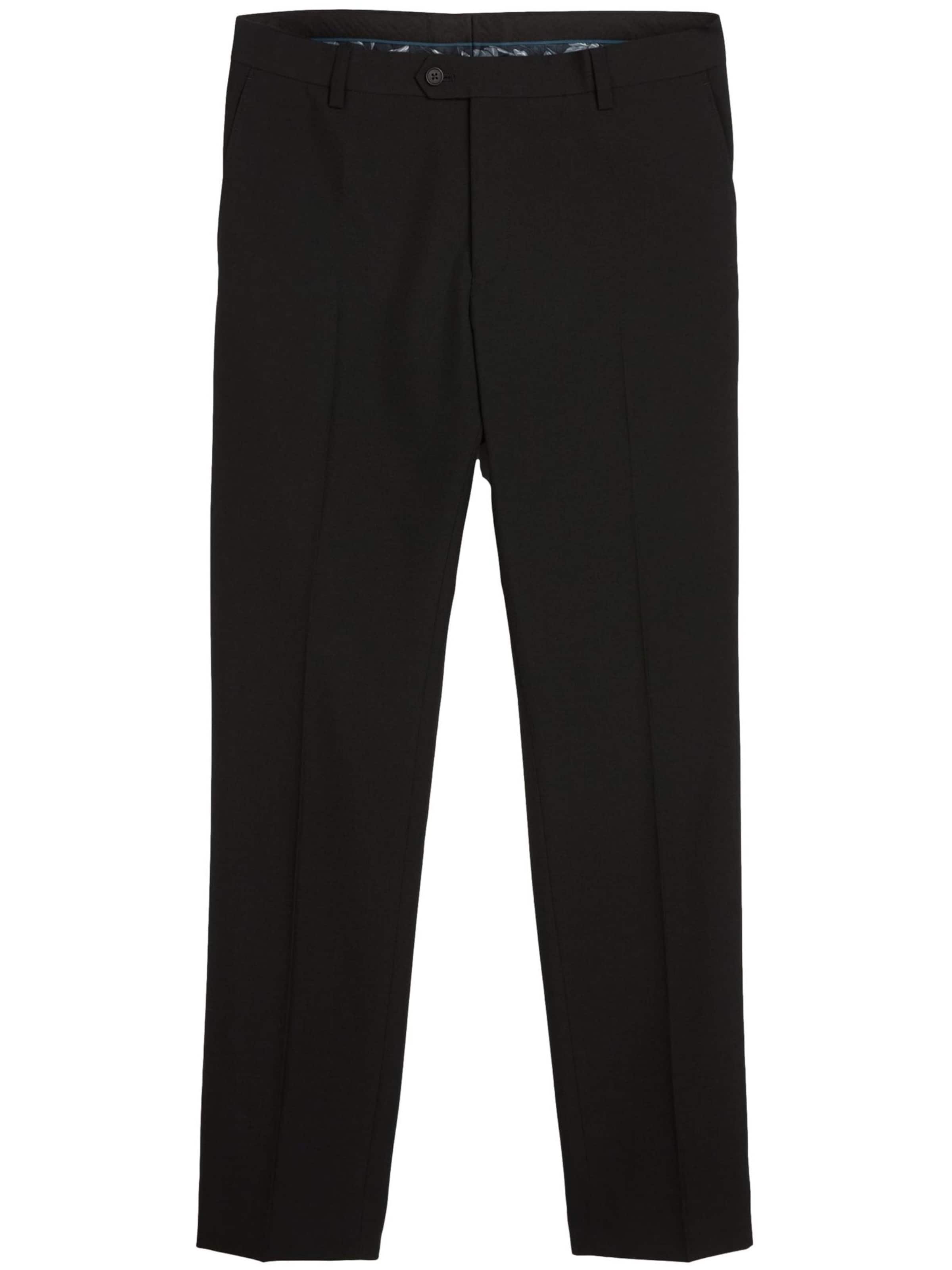 Next Slimfit Hose in Schwarz: Vorderseite