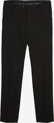 Coupe slim Pantalon à plis Next en noir : devant