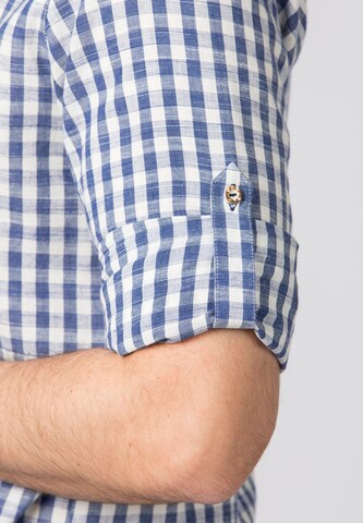 STOCKERPOINT Comfort fit Klederdracht overhemd 'Marco' in Blauw