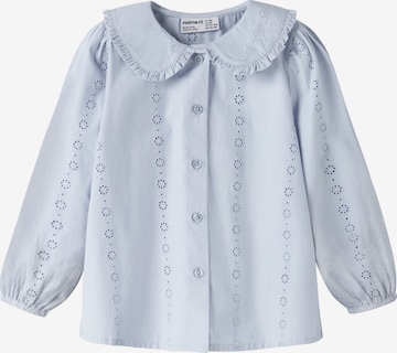Camicia da donna di NAME IT in blu: frontale