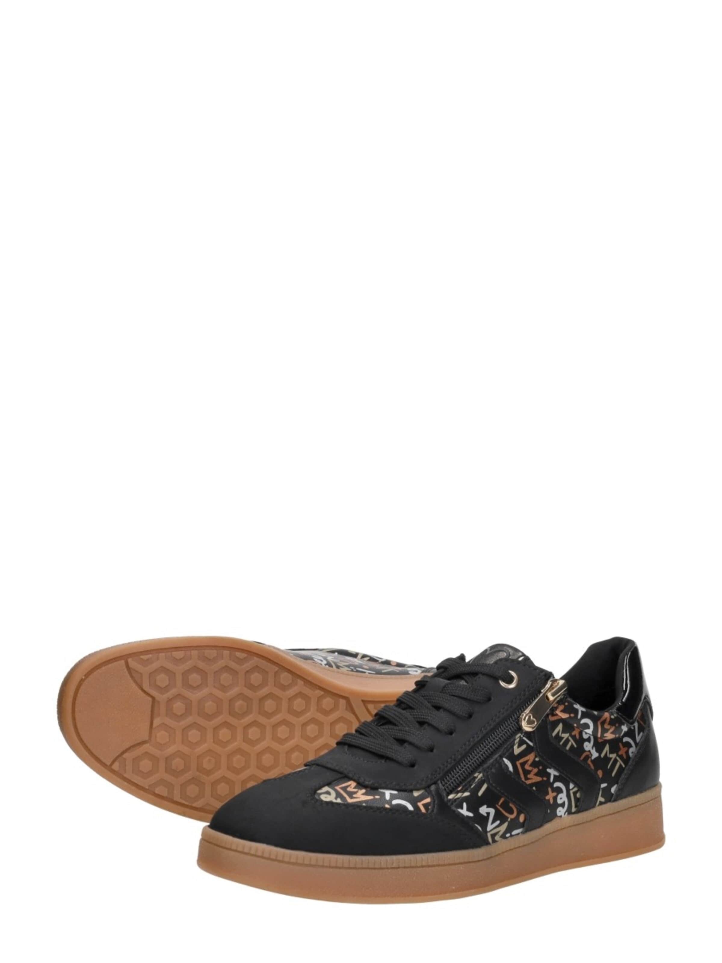 MARCO TOZZI Sneakers laag 'Sneakers Laag' in Zwart