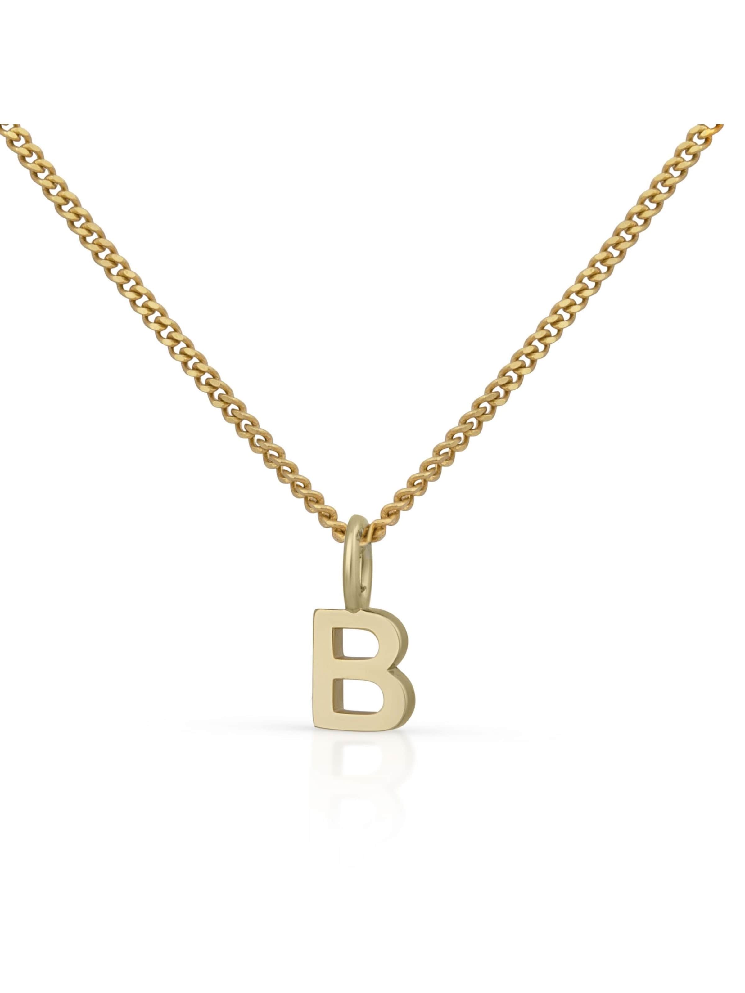 Orolino Kette 'Buchstabe B' in gold, Produktansicht