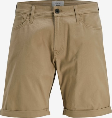 Pantalon 'JREBFIVERS' JJ Rebel en beige : devant