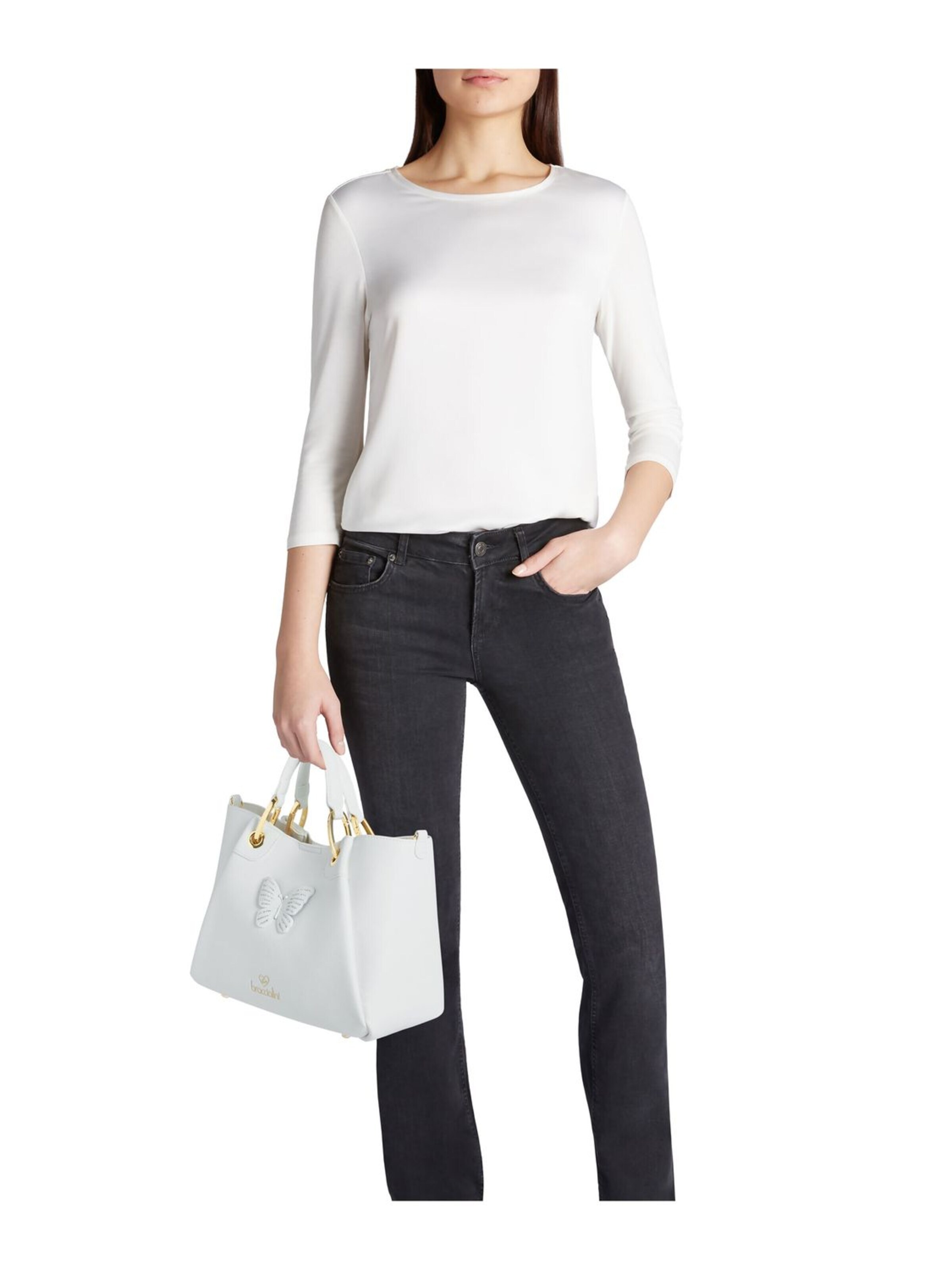 Braccialini Handbag 'Amy Bijoux' in White