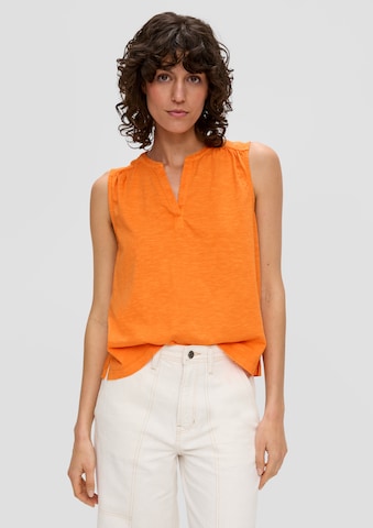 Camicia da donna di s.Oliver in arancione: frontale