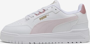 Baskets PUMA en blanc : devant