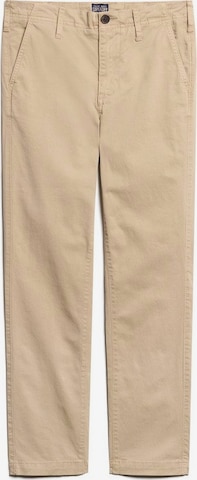 Superdry Chino Pants in Brown: front