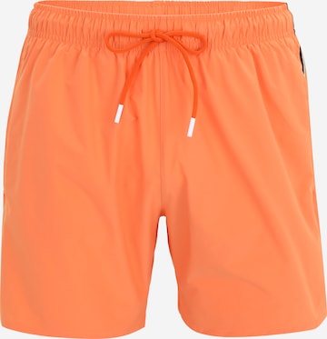 BOSS Szorty kąpielowe 'Iconic' w kolorze pomarańczowy: przód