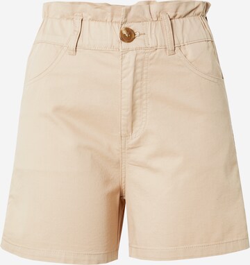 Hailys Regular Trousers in Beige: front
