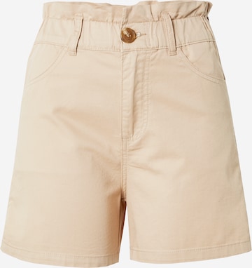 Hailys Broek in Beige: voorkant