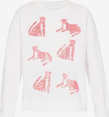 swirly Collegepaita värissä beige: etupuoli