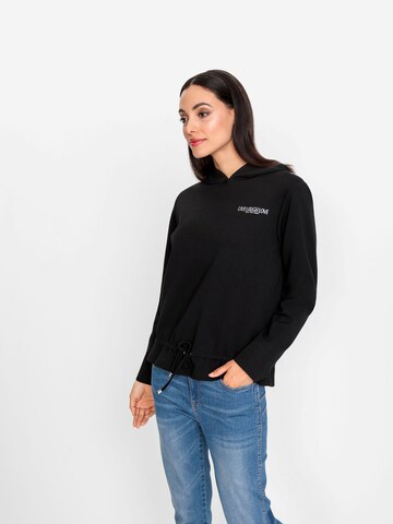 Sweat-shirt heine en noir : devant