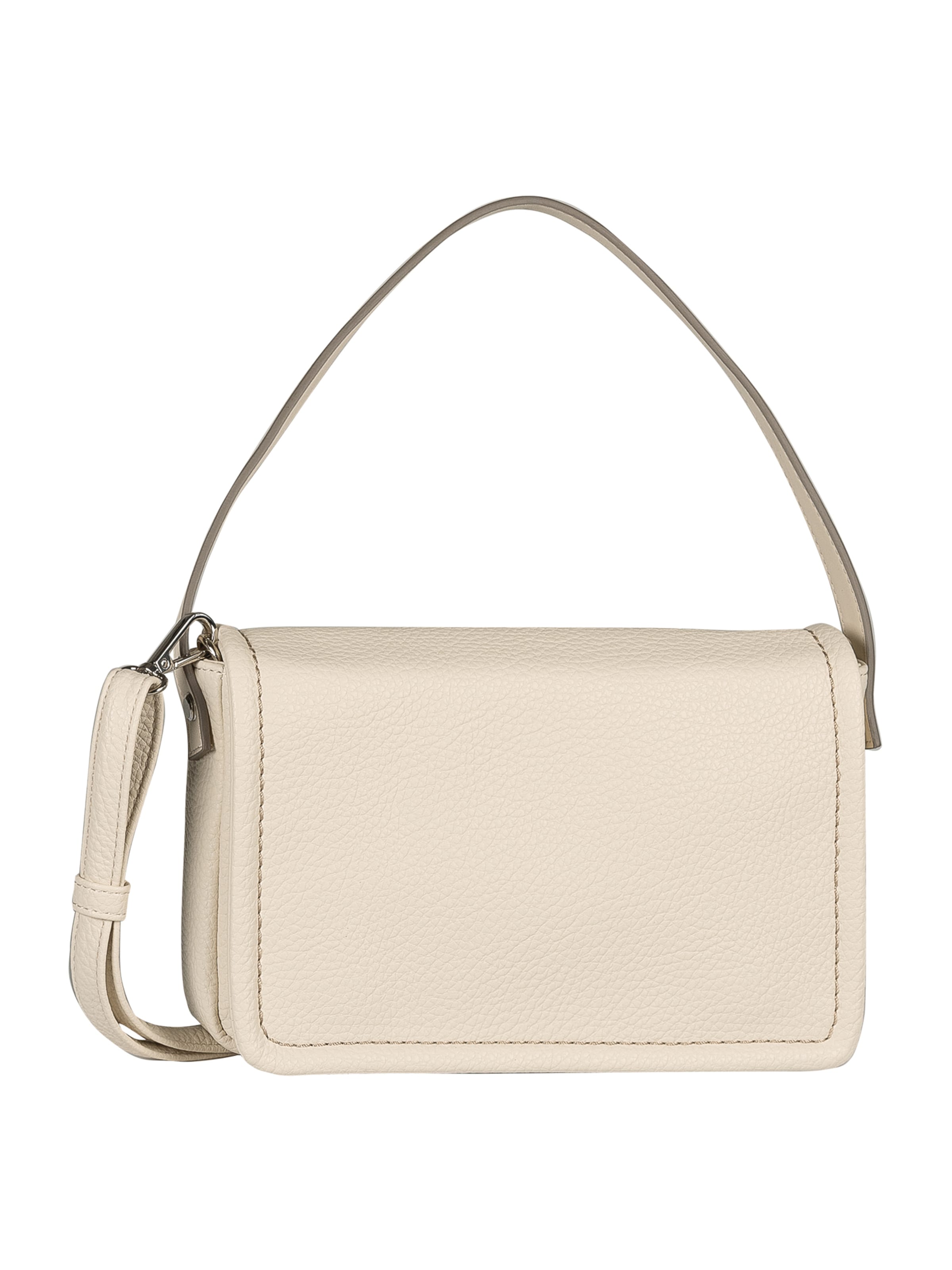 TOM TAILOR Crossbody Bag 'Delphina' in White: front