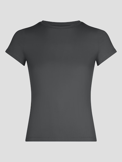 YO-GAYA Sports Top 'Short Sleeve Top' in XS in Anthracite, Item view
