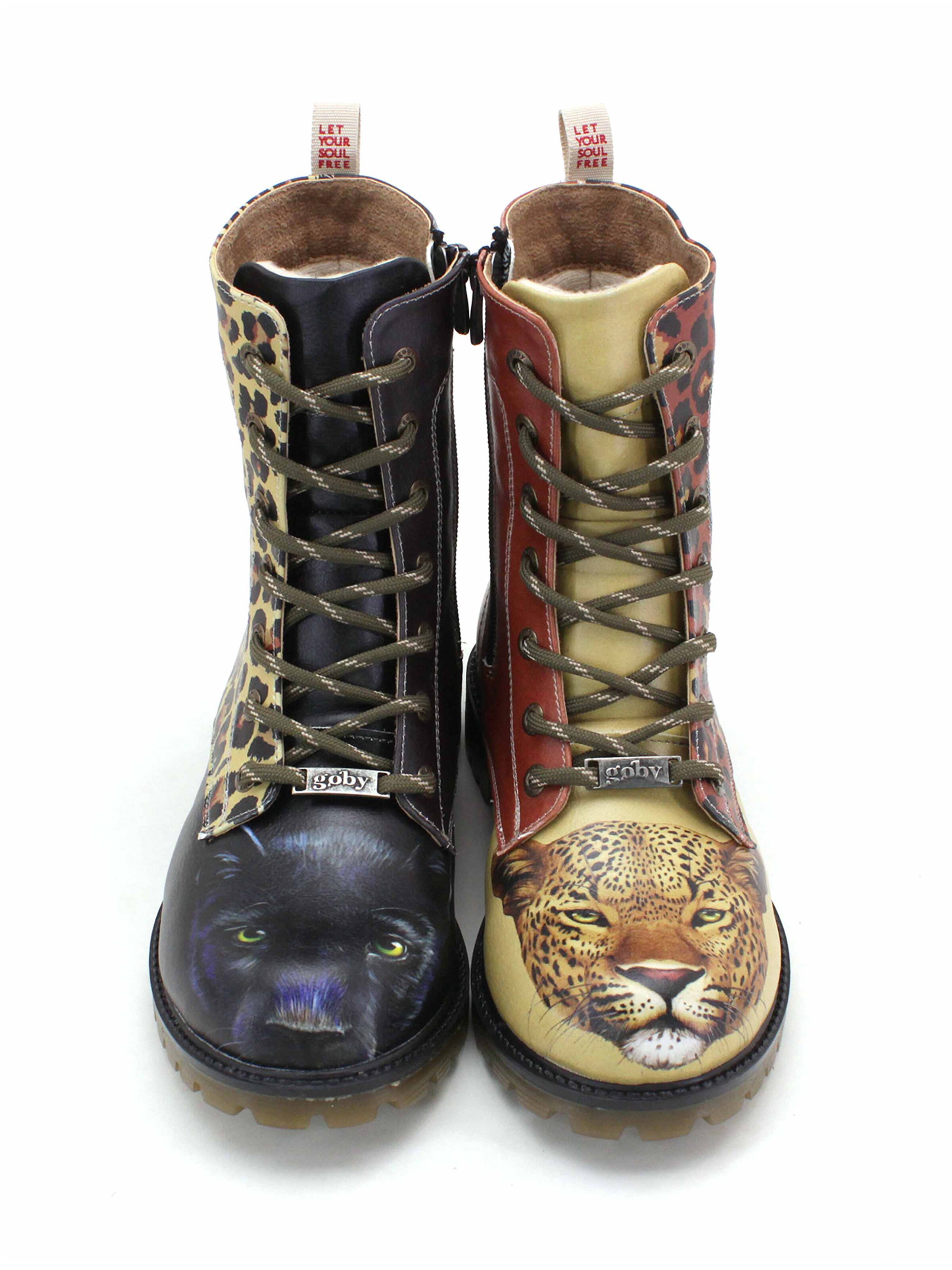Goby - Botas con cordones 'Women's shoes Goby Ankle boots WMAT149' en Mezcla de colores