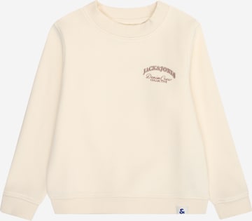 JACK & JONES MINI Sweatshirt in Weiß: Vorderseite