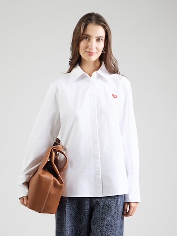 HUGO Blouse 'Erselia' in White: front