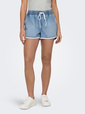 ONLY Regular Shorts 'PIERCE' in Blau: predná strana