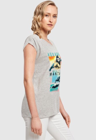 T-shirt 'Aquaman - Character Tiles' ABSOLUTE CULT en gris