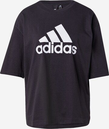 ADIDAS SPORTSWEAR Λειτουργικό μπλουζάκι 'Future Icons Badge Of Sport' σε μαύρο: μπροστά