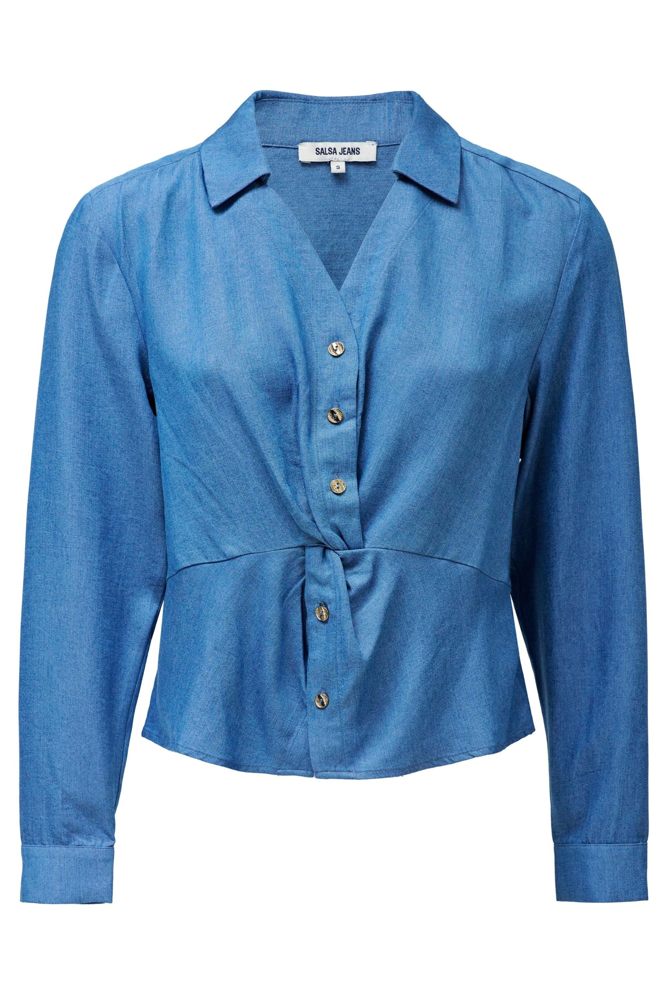 Salsa Jeans Blouse in Blue: front