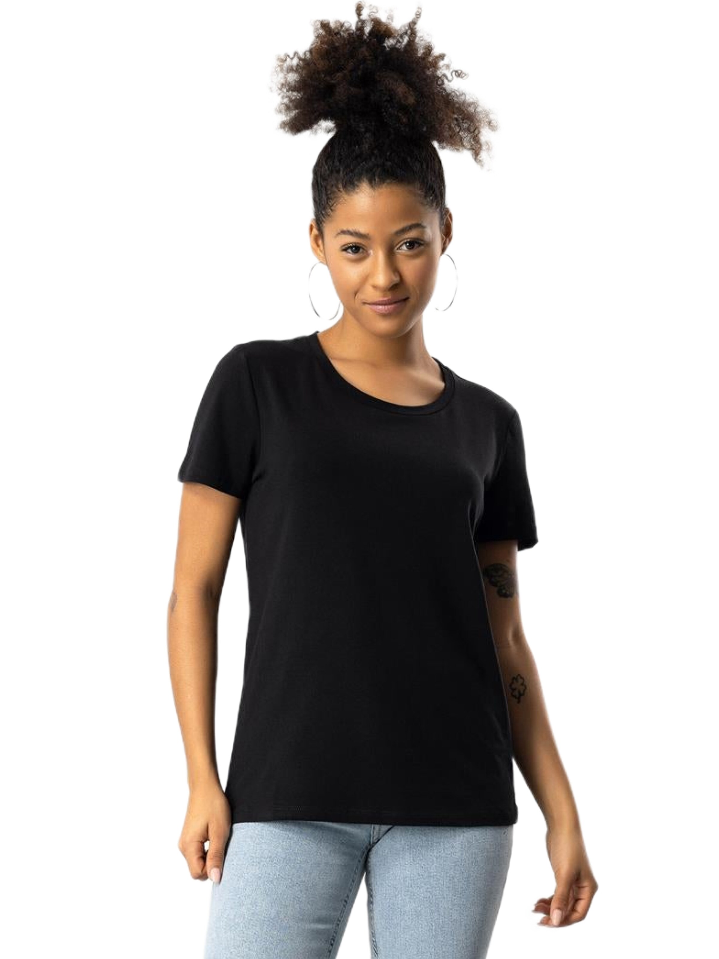No Matter What Shirt in Black: front