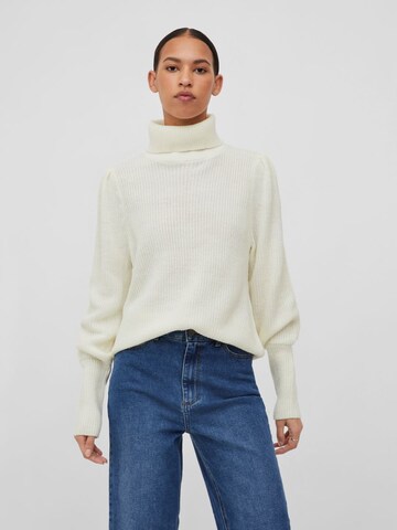 VILA Sweter 'Lou' w kolorze biały: przód