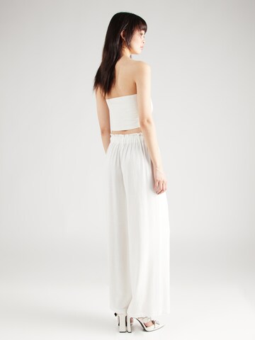 A-VIEW Wide leg Trousers 'Lerke' in White