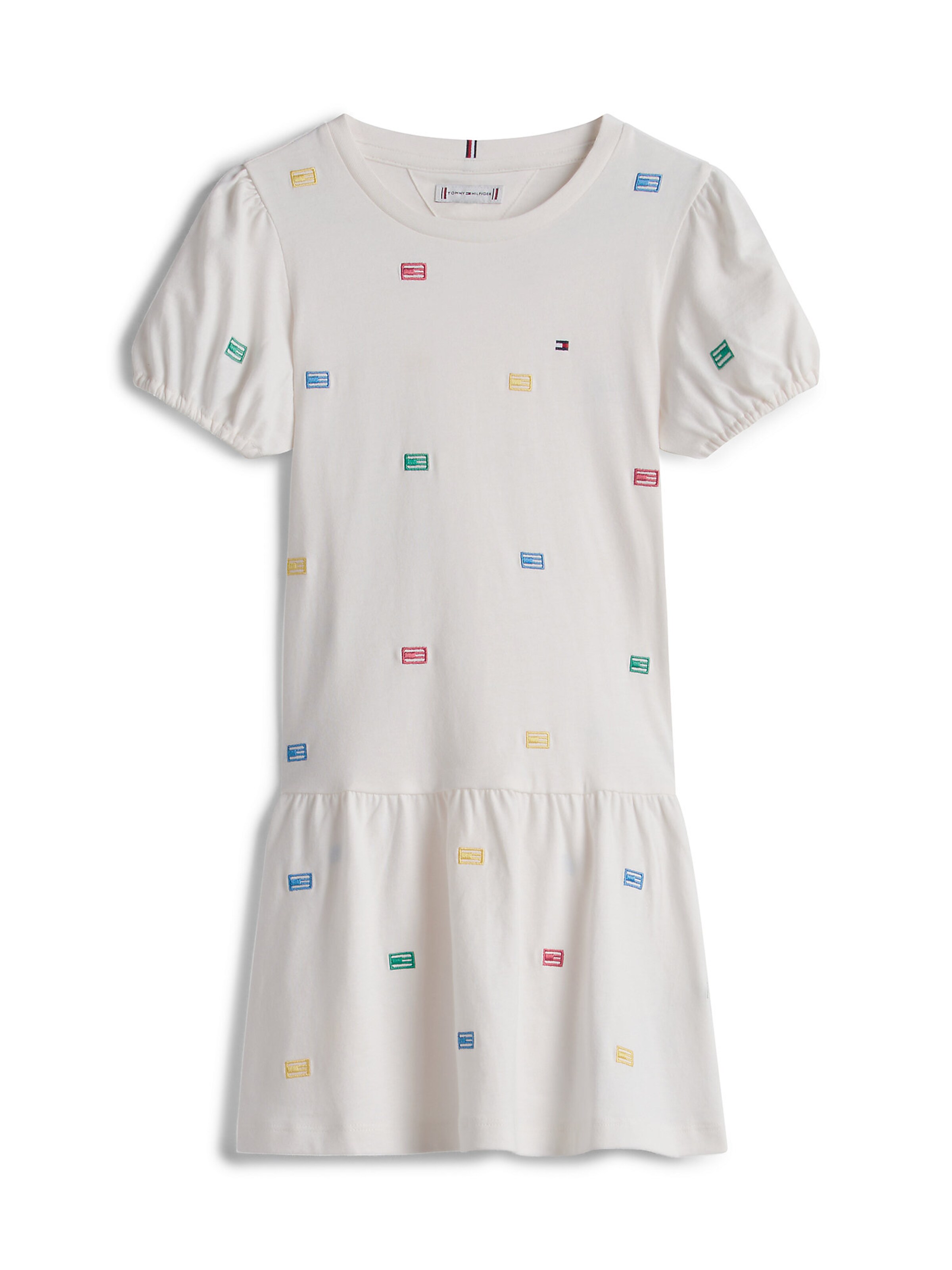 TOMMY HILFIGER Kleid in ecru / blau / grün / rot, Produktansicht