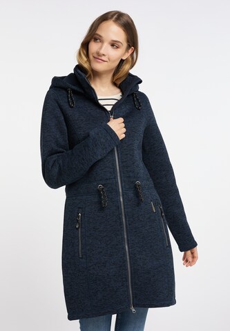 Schmuddelwedda Fleece jas in Blauw: voorkant