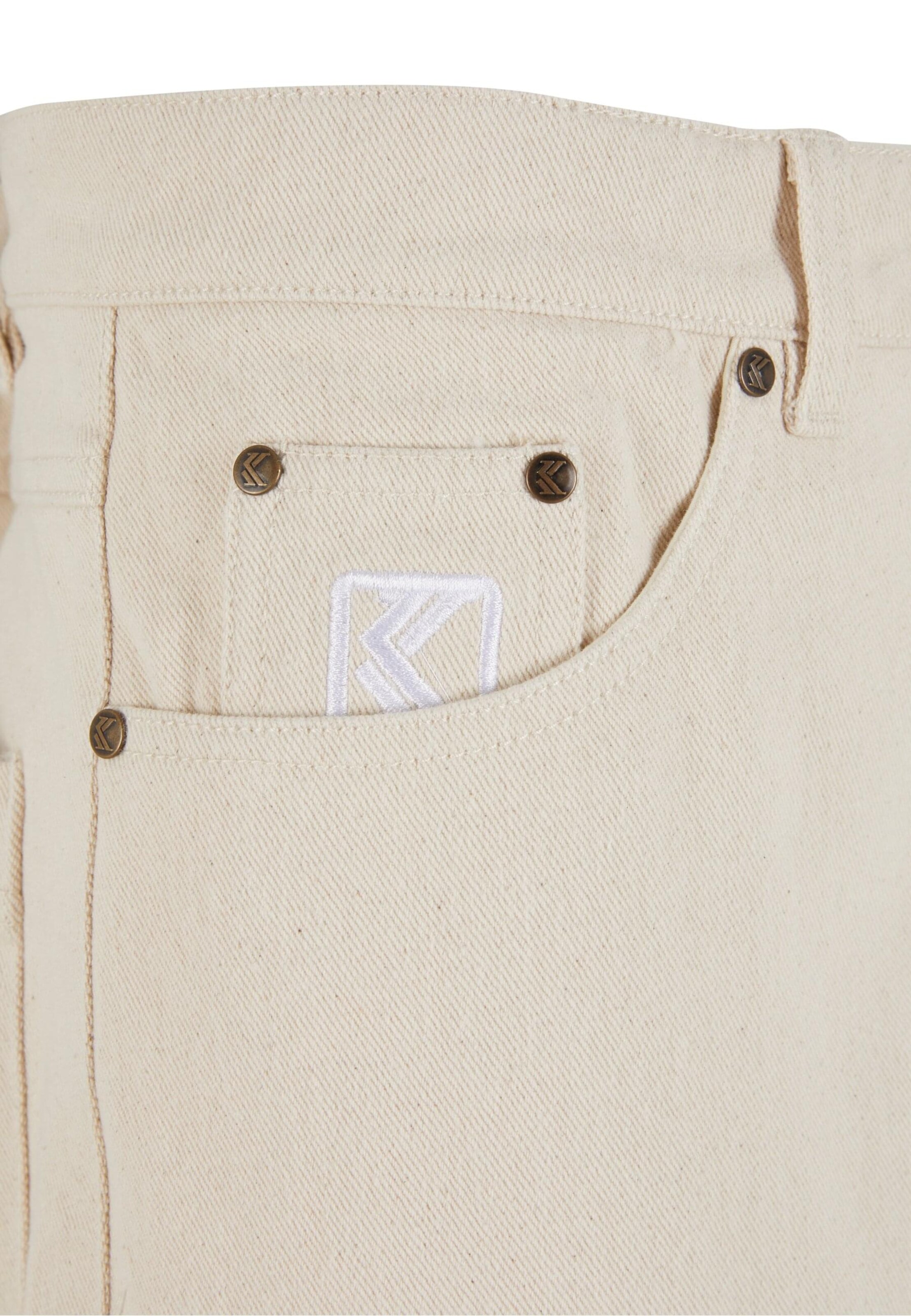 Karl Kani - Ropa ancha Pantalón cargo en beige