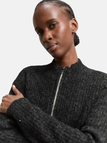 TOM TAILOR DENIM Knit Cardigan in Grey