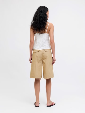 JJXX Wide Leg Shorts 'JXNELLIE MIKA' in Braun