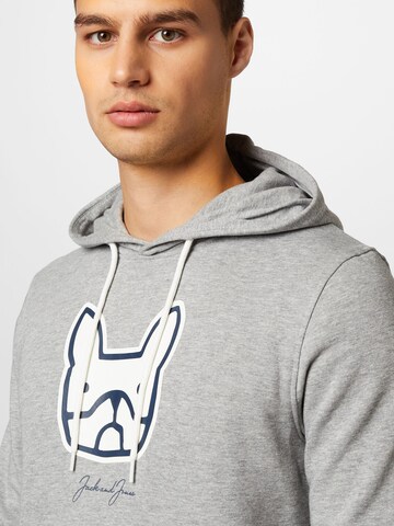 Sweat-shirt 'COMRADE' JACK & JONES en gris
