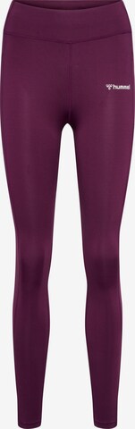 Hummel Skinny Sportbroek 'Chipo' in Lila: voorkant