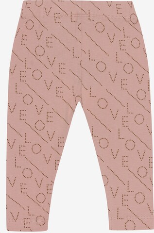 Kids Up Skinny Legginsy 'Shiny Love' w kolorze różowy