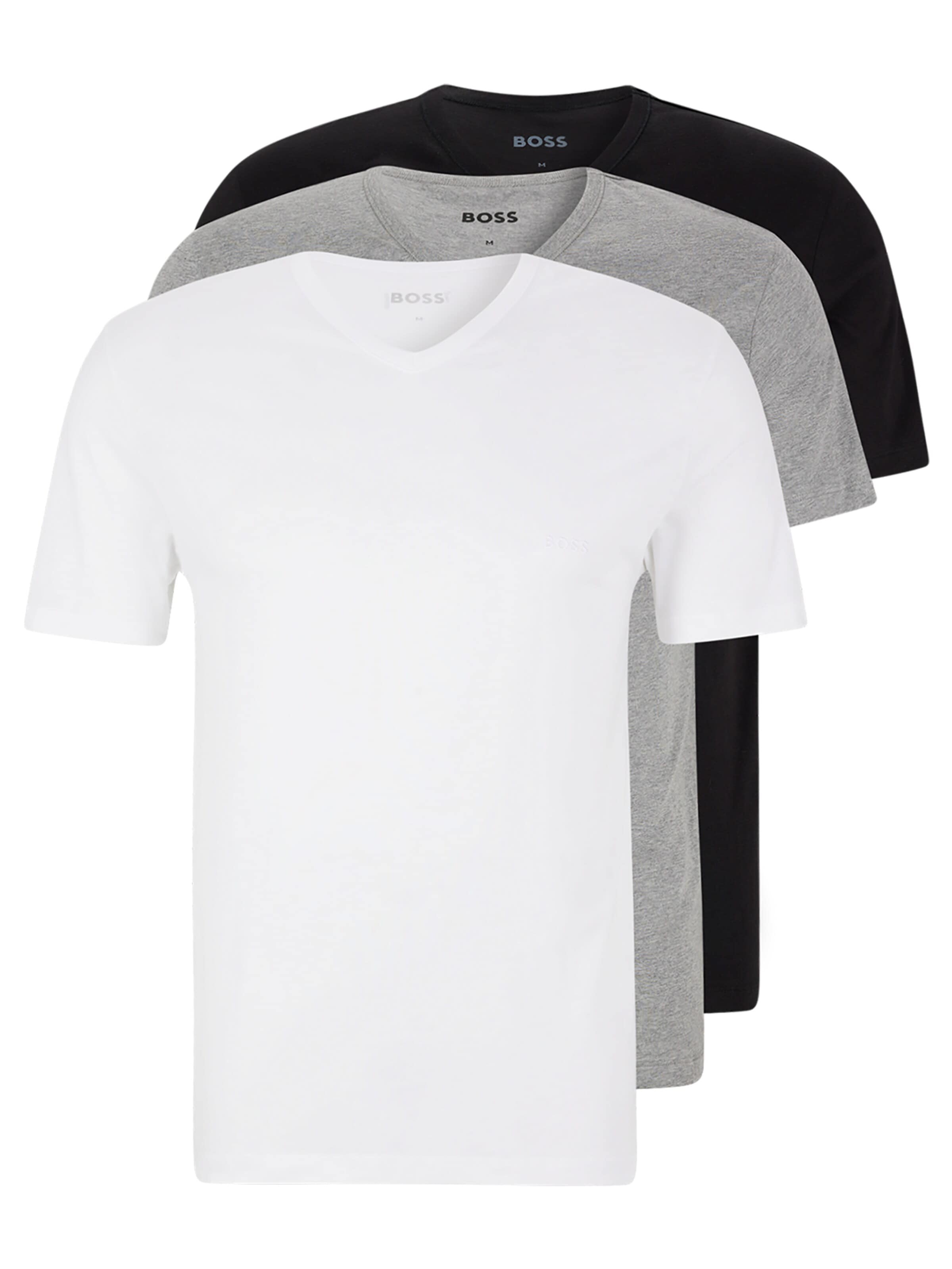 BOSS Shirt 'Classic V-Neck' in Mixed colors: front