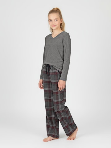 La V Pajamas in Grey