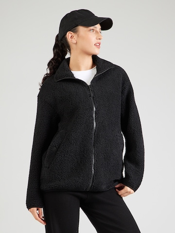 ICEPEAKTehnička flis jakna 'PARACHUTE' - crna boja: prednji dio