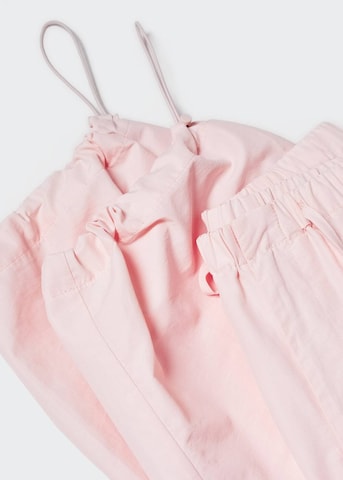 MANGO Loosefit Cargobukser 'Joanne' i pink