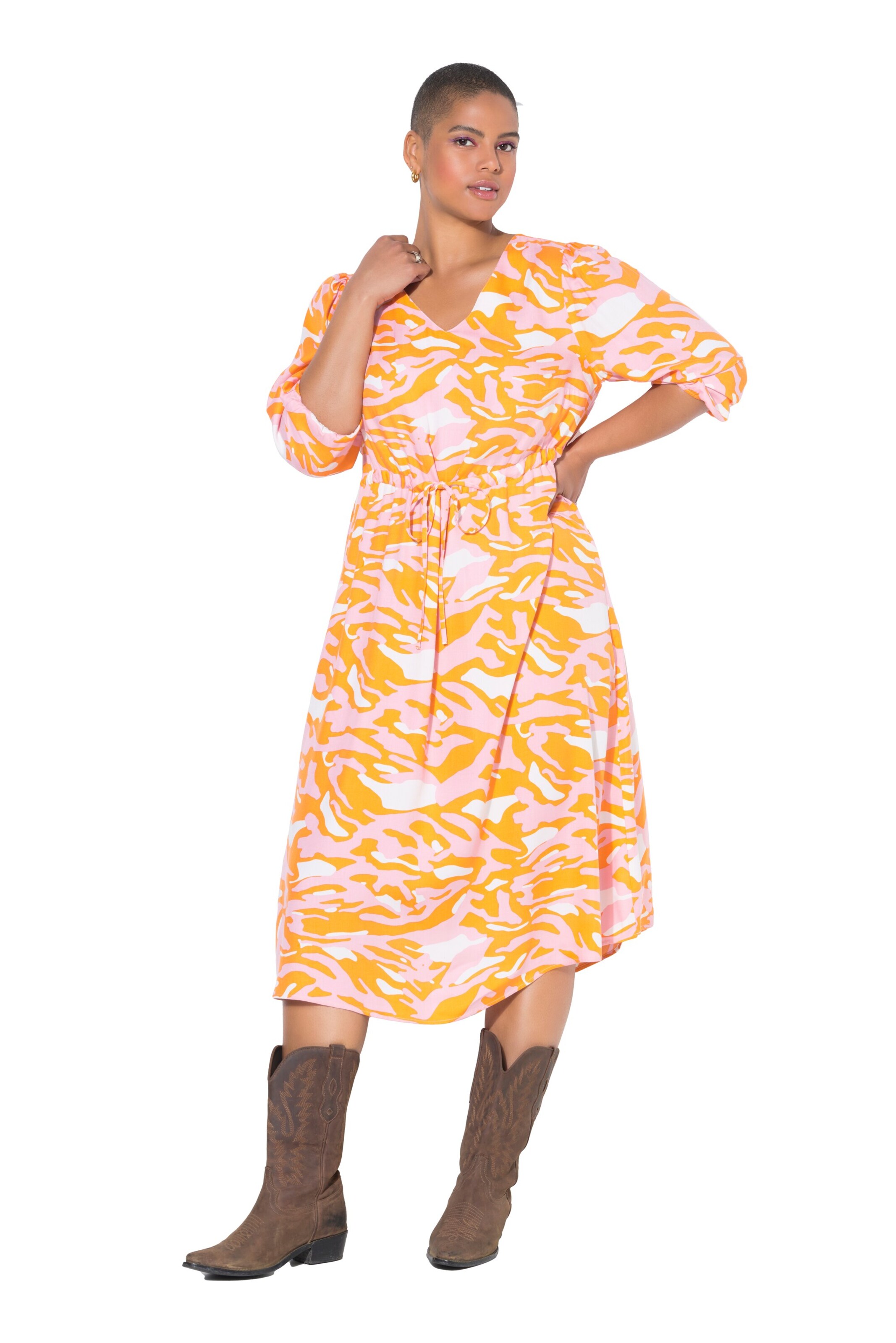 Studio Untold Dress in Orange