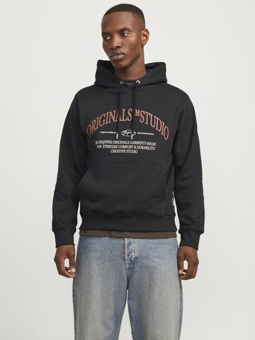 JACK & JONES Sweatshirt i sort: forside