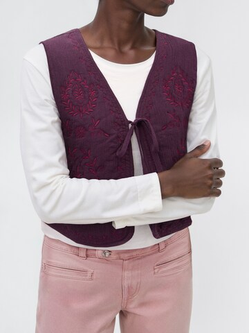 MANGO TEEN Vest 'Fig' i rød