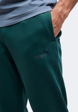 PUMA Tapered Sportbyxa 'ESS No. 1' i grön